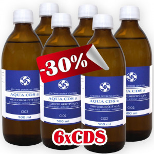 6x CDS2 - Oxid Chloričitý 0,3% (500ml)